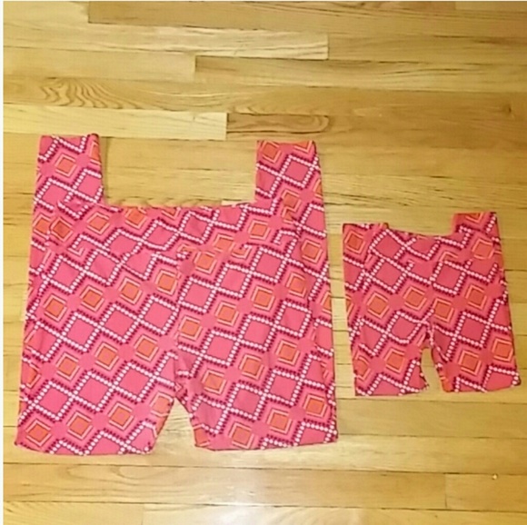 LuLaRoe Pants - TC & S/M Mommy & Me Leggings